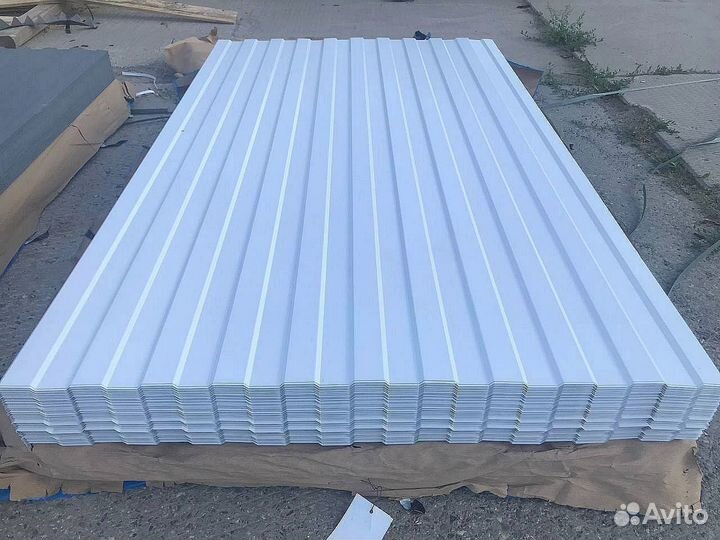 Профнастил С-8 (Новый) белый