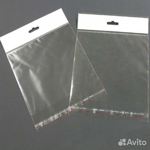 Пакет бопп с европодвесом и клеевым клапаном