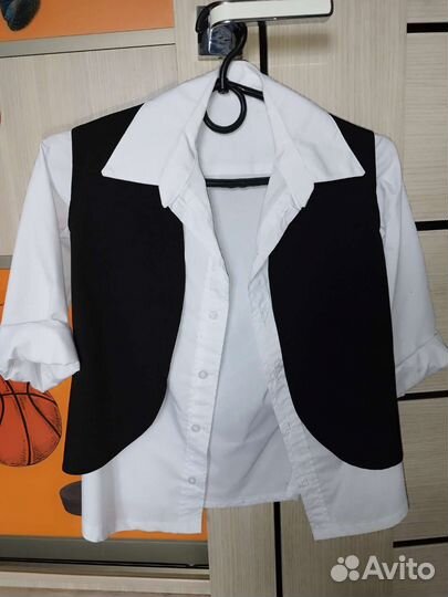 Рубашка с жилеткой комплект для выступлений