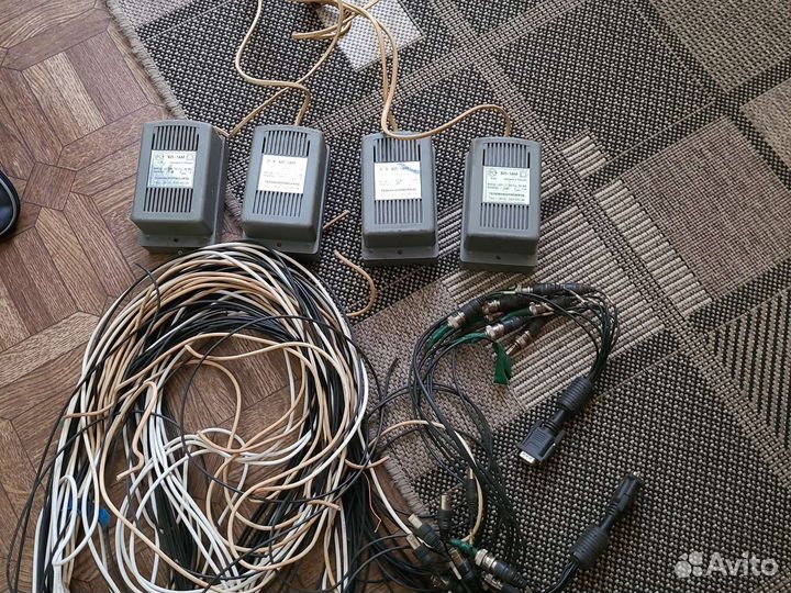 Блоки питания + разветвители для видеонаблюдения