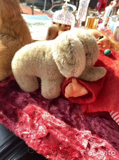 Кукла Гдр слоник плюшевый мягкая игрушка