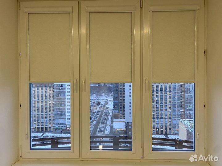 Рулонные шторы Уни1, блэкаут, кассетная система