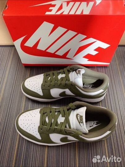 Nike Dunk Low Medium Olive Оригинал