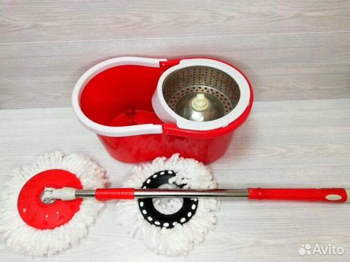 Швабра с отжимом и ведром