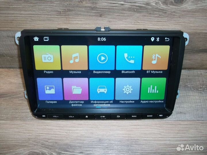 Магнитола Volkswagen Golf 6 Android GPS WiFi
