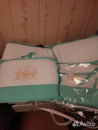 Бортики в детскую кроватку бу