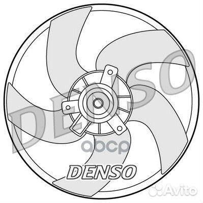 Вентилятор охлаждения двигателя DER21011 DER210