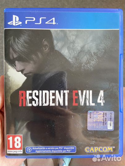 Resident evil 4 remake ps4 диск