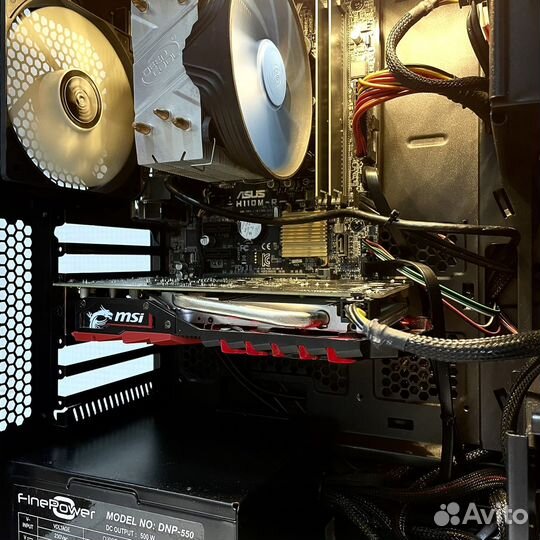 Игровой пк i5-6600/16Gb/GTX 1050ti/SSD+HDD