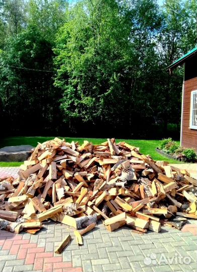 Дрова Береза навалом сухие в Выборге любого объема