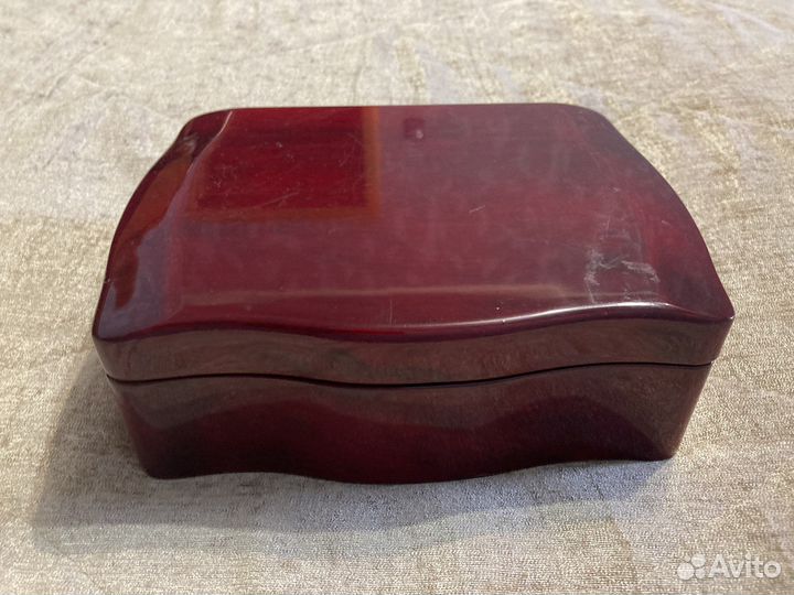 Деревянная шкатулка для украшений Бордо
