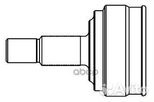 Шрус mitsubishi space star 1.3-1.6 98-04 нар. +