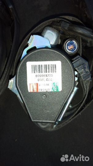 Ремень безопасности Skoda superb 2