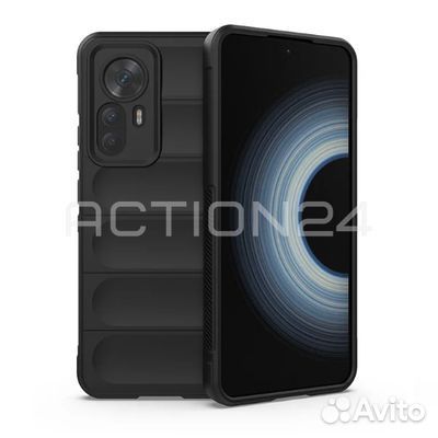 Чехол на Xiaomi 12T Flexible Case (черный)