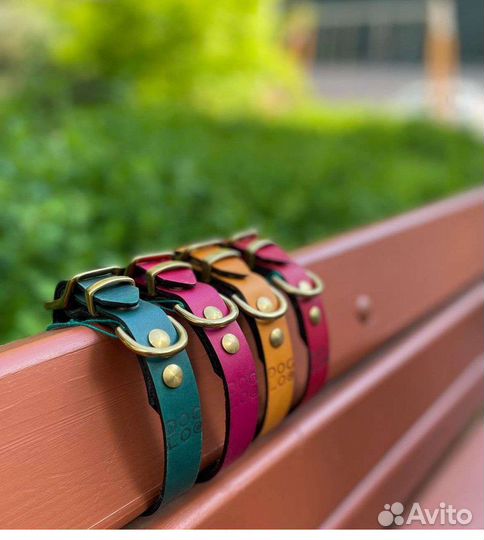 Ошейники для собак кожа и поводки