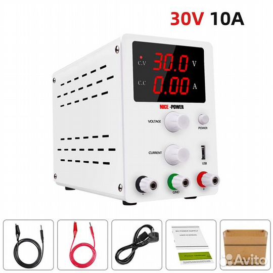 Лабораторный блок питания 60V 5А, 30V 10А