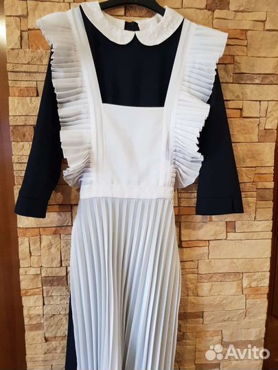 Школьная форма с фартуком рост 170 см