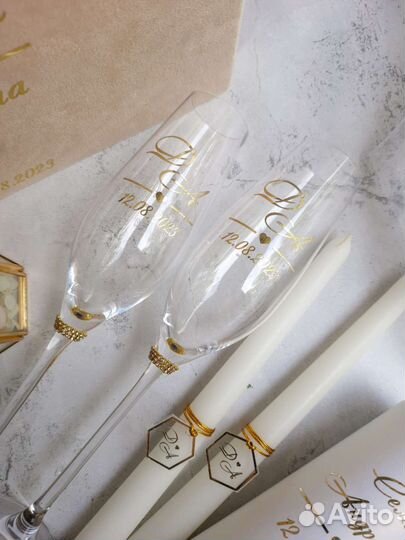 Свадебные аксессуары набор бокалы, Семейный очаг