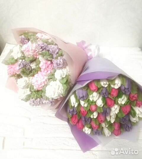 Зефирные тюльпаны