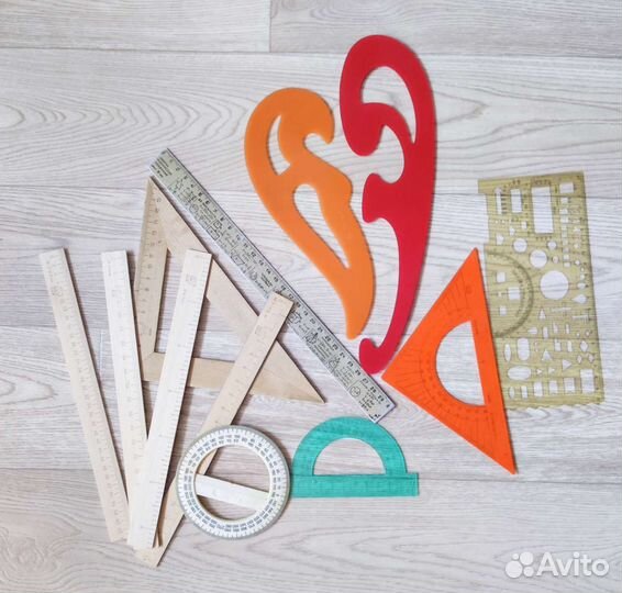 Линейки Лекала Транспортиры СССР