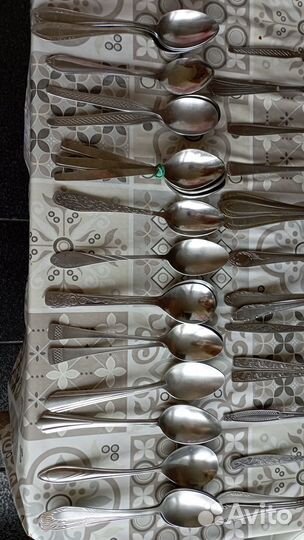 Ложки столовые нержавейка СССР