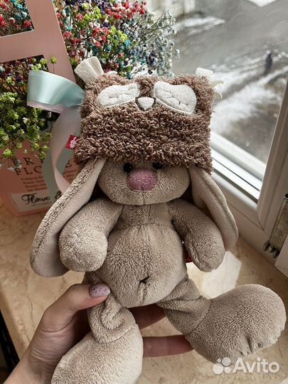 Мягкая игрушка заяц новый