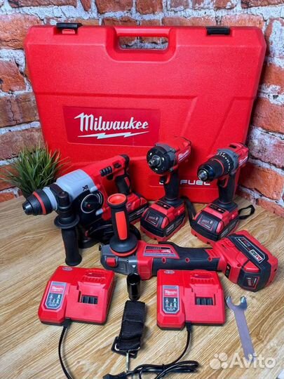 Milwaukee 4 в 1 безщеточный новый 18в