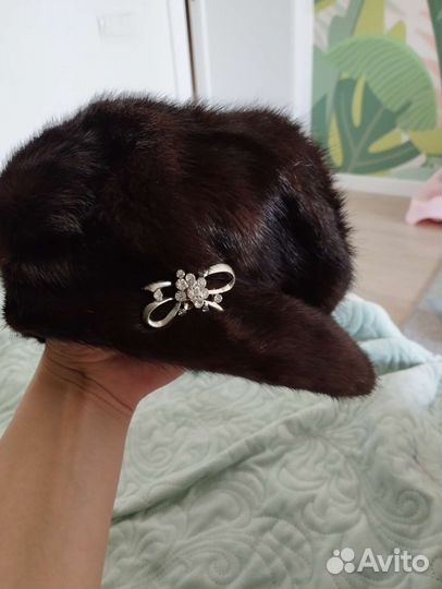 Шапка норковая женская