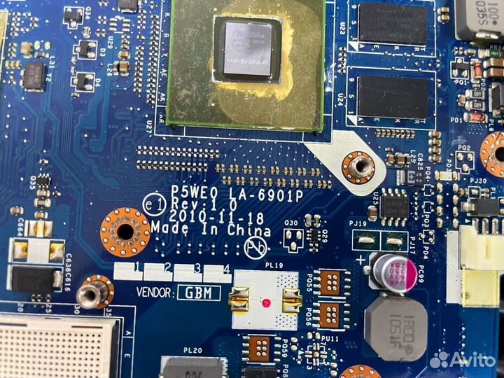 Материнская плата Packard Bell TS11HR LA-6901P