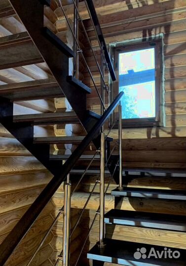 Облицовка ступеней породами дерева