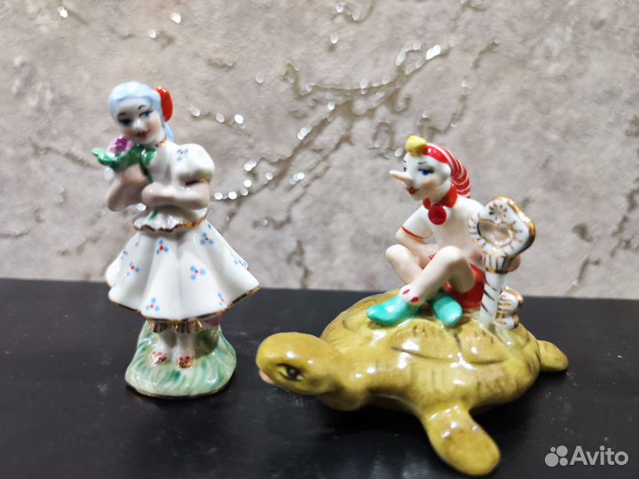 Статуэтки Мальвина и Буратино Старый Киев