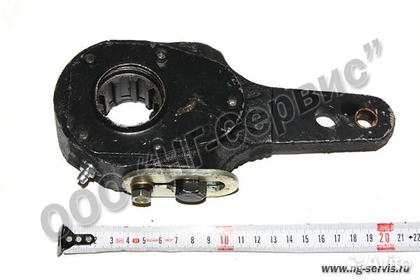 Рычаг тормоза регулир. маз узкий шлиц прям. 500-35