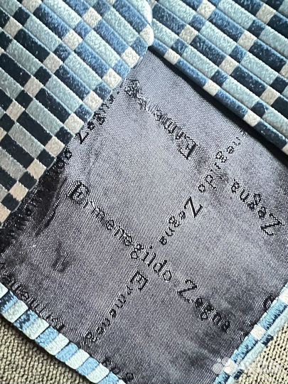 Галстук мужской шелковый новый Ermenegildo Zegna