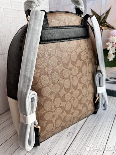 Рюкзак coach натуральная кожа