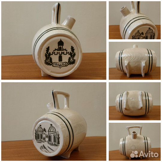 Боченок керамический под пиво и вино,бутыль