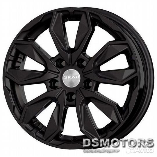 Диски Сочи 6/16 5x114.3 ET43 d67.1 чёрный бархат