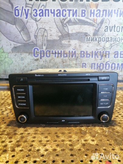 Магнитола Skoda Yeti