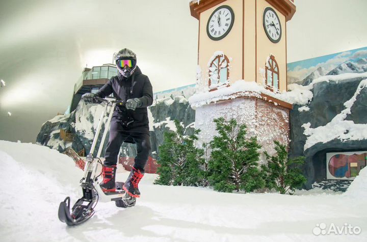 Электросамокат снегоход 3в1 зима,лето,внедорожный