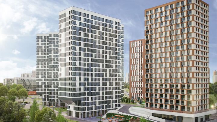 2-к. апартаменты, 72,5 м², 6/21 эт.