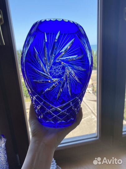 Ваза хрустальная Lauzitzer bleikristall