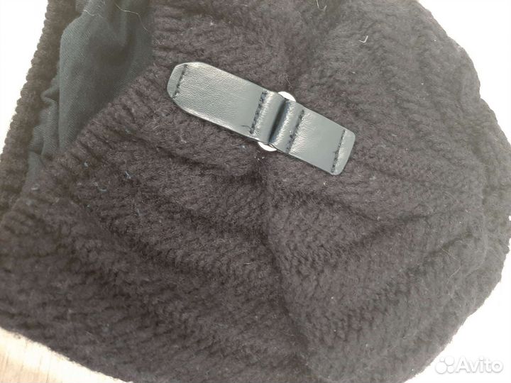 Теплый шарф+ шапка комплект