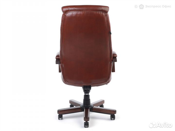 Кресло для руководителя Бюрократ T-9922walnut/chok