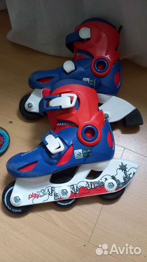 Коньки роликовые детские, 26-28