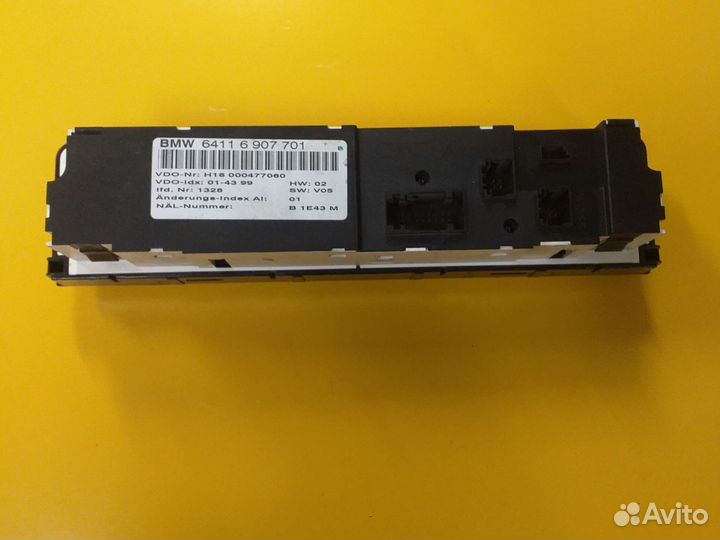 Блок управления печкой BMW e46