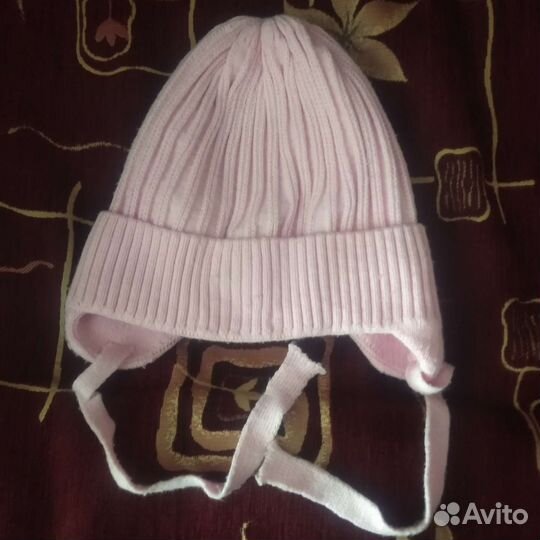 Шапочка для девочки 2-3-х лет