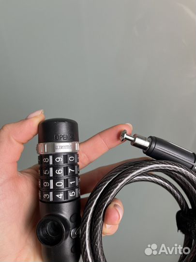 Противоугонный замок BBB (8 мм х 1800 мм)