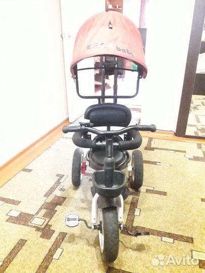 Детский велосипед с родительской ручкой