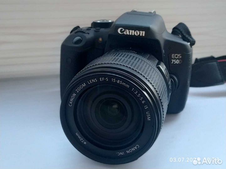Canon 750D body или с EFS15-85