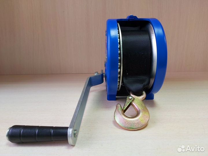 Лебедка для прицепа ручная c тормозом 450кг knott
