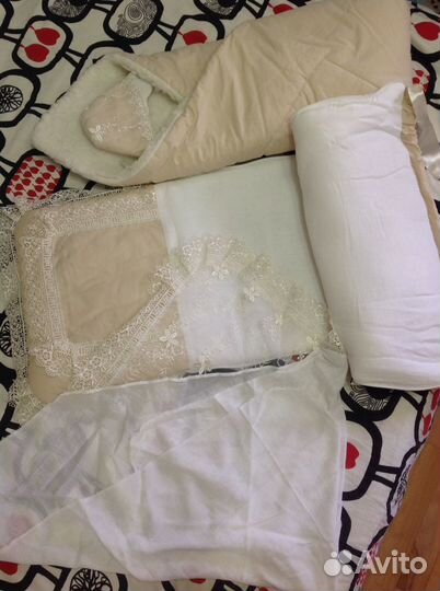 Конверт+одеяло на выписку(осень-весна,зима)